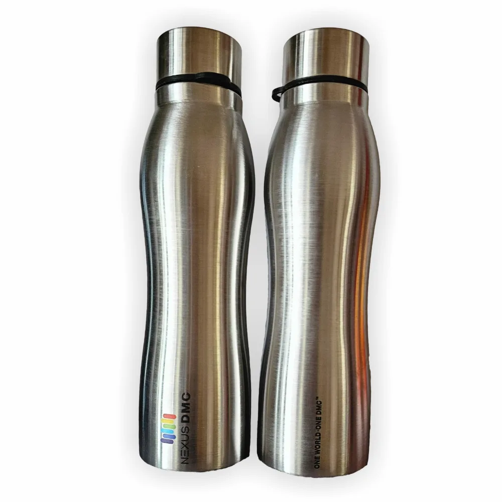 Durable 1 litre stainless steel bottle